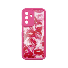 Чехол накладка Shock Sides Resistant With Image Samsung A26 / A17 Фуксия губы