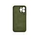 Чохол Silicone Case Camera Protective iPhone 13 Pro Max Темно-зелений