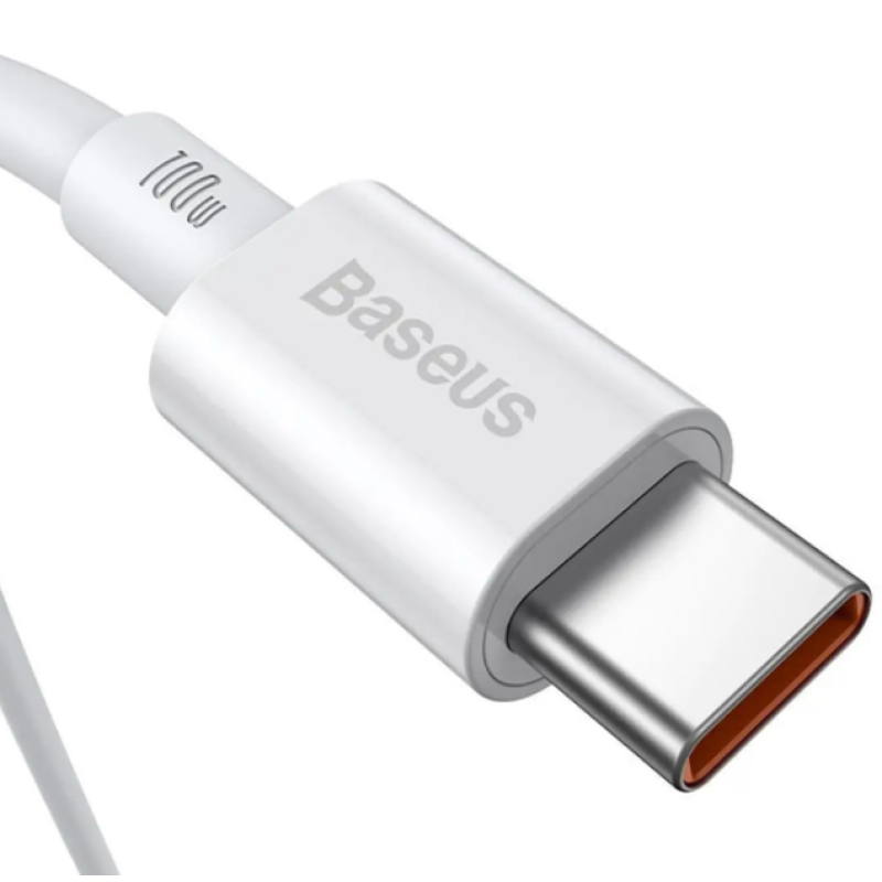 Кабель Type C-Type C Baseus Superior Series 100W 2m White
