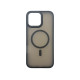 Чехол накладка Matte Corrugated Camera with MagSafe iPhone 16 Pro Max Черный