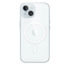 Чехол накладка Crystal Clear Protective Case MagSafe iPhone 15