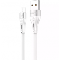 Кабель USB-Micro USB Proove Soft Silicone 2.4A 1m White