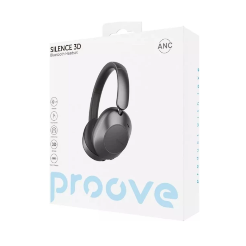 Навушники Bluetooth Proove Silence 3D ANC Dark Gray