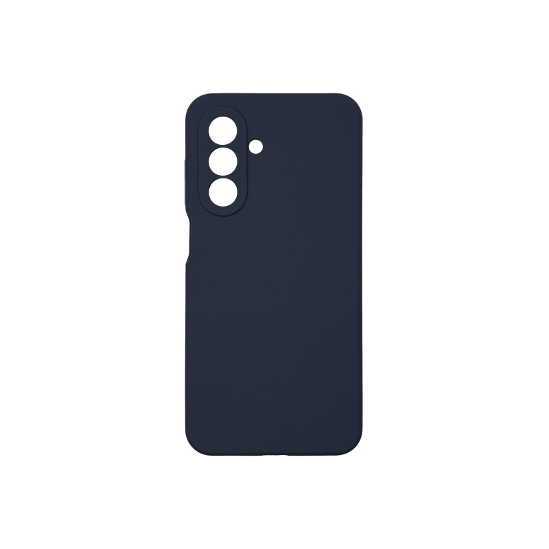 Чехол накладка Silicone Cover Soft Touch ЗК Samsung A26 Темно-синий
