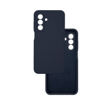 Чехол накладка Silicone Cover Soft Touch ЗК Samsung A26 Темно-синий