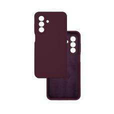 Чехол накладка Silicone Cover Soft Touch ЗК Samsung A26 Бордовый