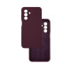 Чехол накладка Silicone Cover Soft Touch ЗК Samsung A26 Бордовый