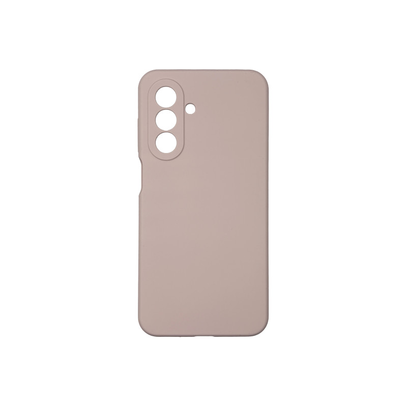 Чехол накладка Silicone Cover Soft Touch ЗК Samsung A26 Пудра
