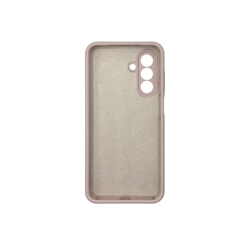 Чехол накладка Silicone Cover Soft Touch ЗК Samsung A26 Пудра
