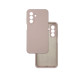Чехол накладка Silicone Cover Soft Touch ЗК Samsung A26 Пудра