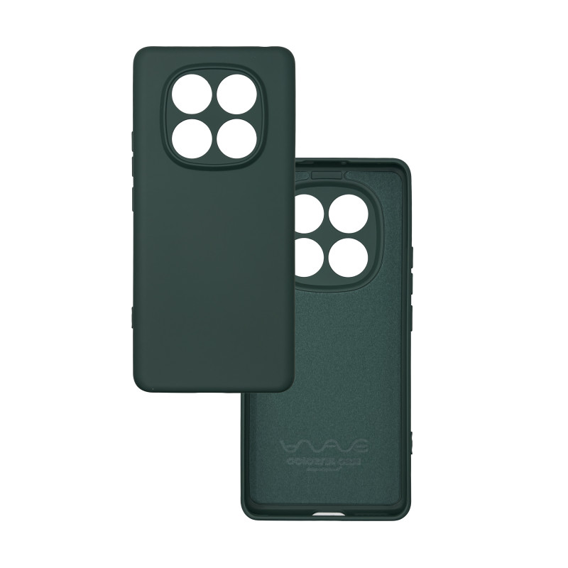 Чохол накладка Colorful Case Xiaomi Redmi Note 14 Pro 4G Темно зелений