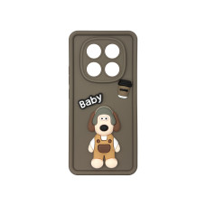 Чехол накладка Pretty Things Case Xiaomi Redmi Note 14 Pro 4G Brown Baby