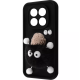 Чохол накладка Pretty Things Case Xiaomi Redmi Note 14 Pro 4G Black Fluffy