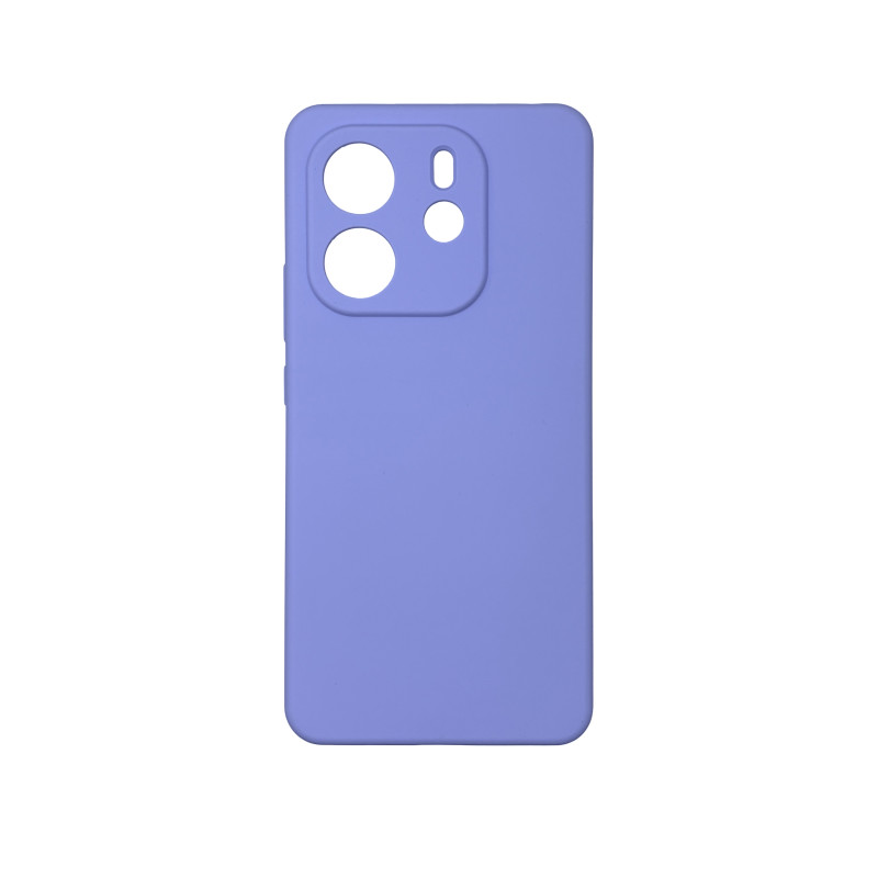 Чохол накладка Silicone Cover Soft Touch ЗК Xiaomi Redmi Note 14 4G Лаванда