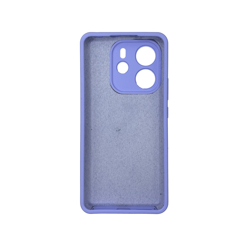 Чохол накладка Silicone Cover Soft Touch ЗК Xiaomi Redmi Note 14 4G Лаванда