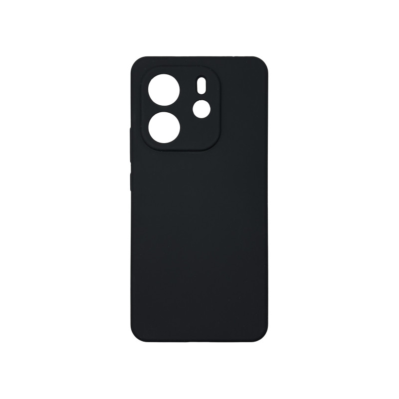 Чохол накладка Silicone Cover Soft Touch ЗК Xiaomi Redmi Note 14 4G Чорний
