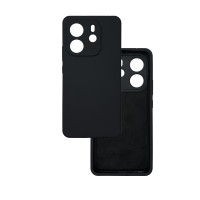 Чехол накладка Silicone Cover Soft Touch ЗК Xiaomi Redmi Note 14 4G Черный