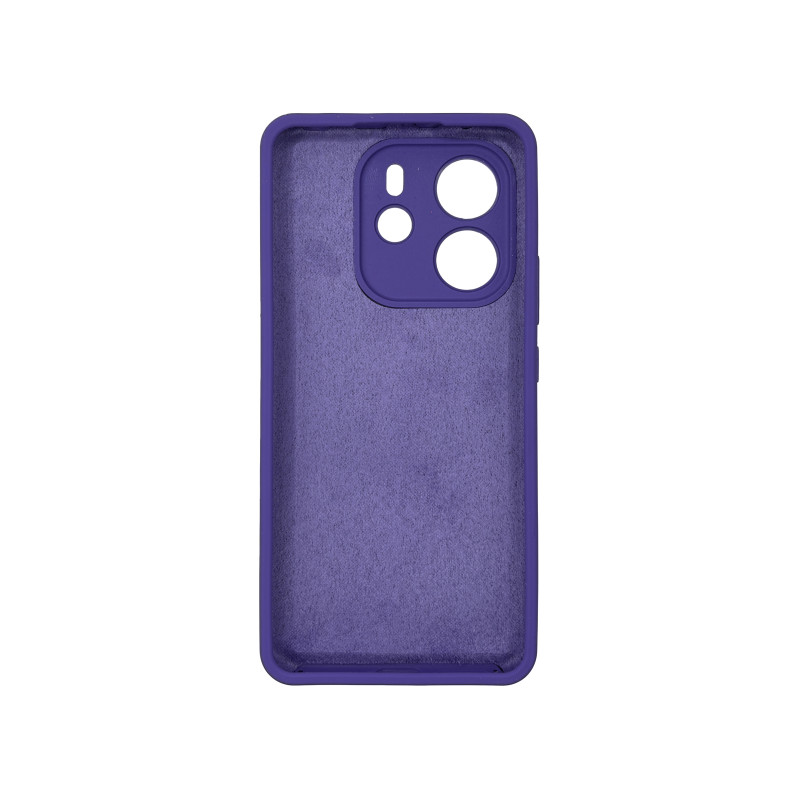 Чохол накладка Silicone Cover Soft Touch ЗК Xiaomi Redmi Note 14 4G Ультрафіолет