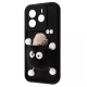 Чохол накладка Pretty Things Case Xiaomi Redmi Note 14 4G Black Fluffy