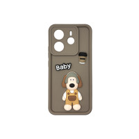 Чехол накладка Pretty Things Case Xiaomi Redmi Note 14 4G Brown Baby