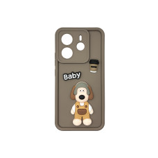 Чехол накладка Pretty Things Case Xiaomi Redmi Note 14 4G Brown Baby