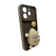 Чехол накладка Pretty Things Case Xiaomi Redmi Note 14 4G Brown Fluffy White