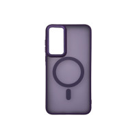 Чохол накладка Matte Corrugated Camera with MagSafe Samsung A55 Фіолетовий
