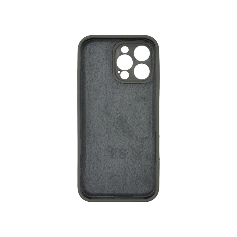 Чохол накладка Silicone Case with Ring Stand iPhone 16 Pro Max Grey