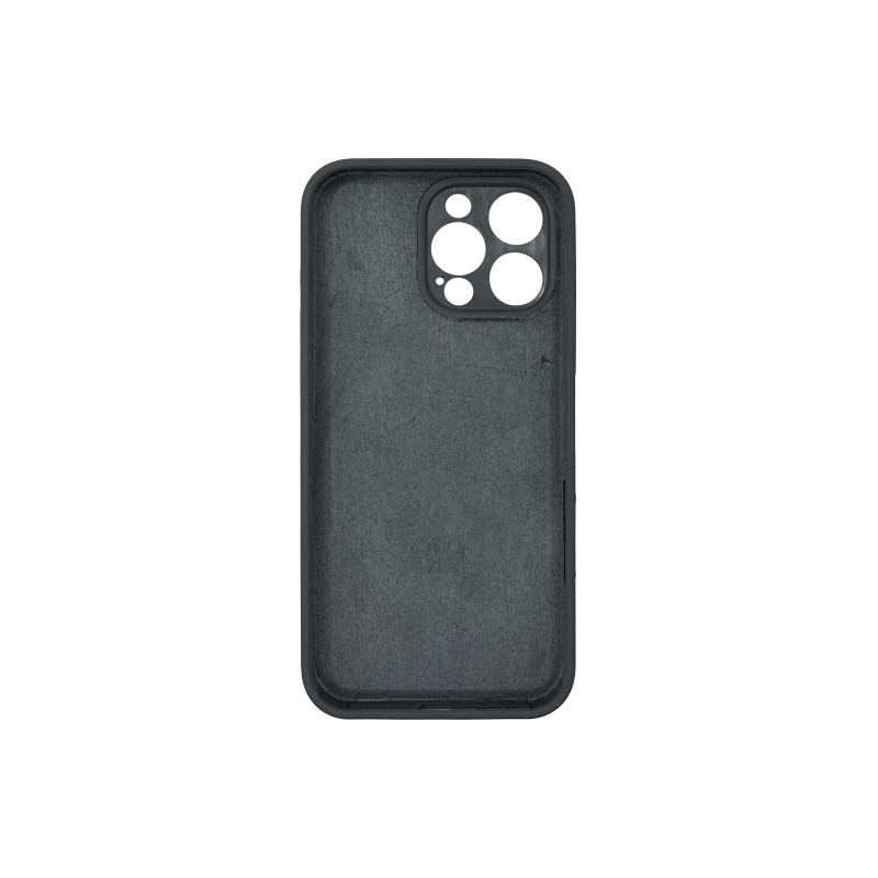 Чехол накладка Silicone Case with Ring Stand iPhone 16 Pro Max Dark Grey