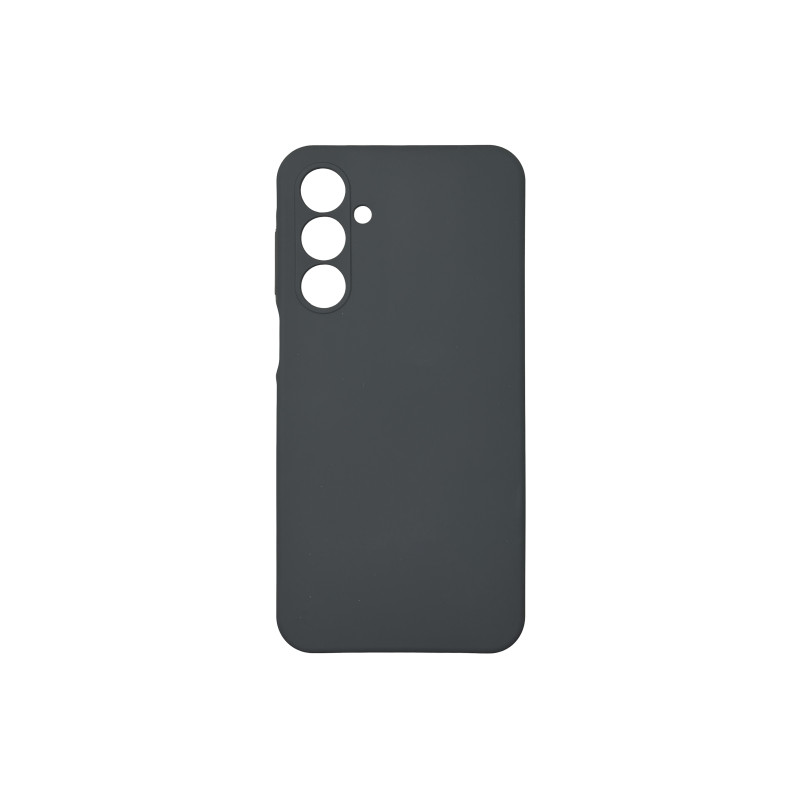 Чехол накладка Silicone Cover Soft Touch ЗК Samsung A16 Темно-серый