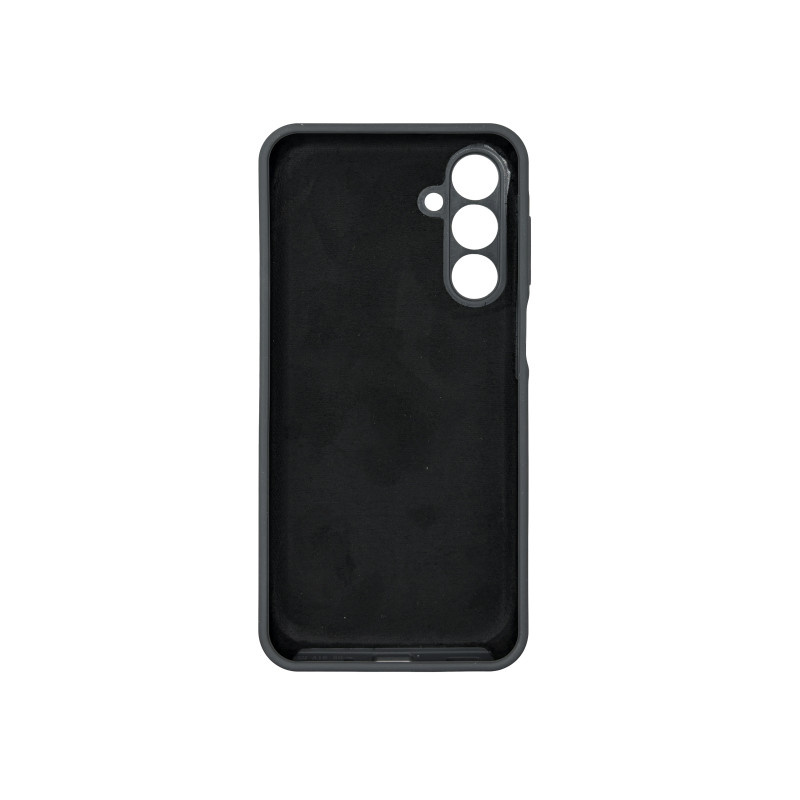 Чехол накладка Silicone Cover Soft Touch ЗК Samsung A16 Темно-серый