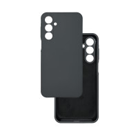 Чехол накладка Silicone Cover Soft Touch ЗК Samsung A16 Темно-серый