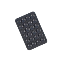 Держатель-присоска для мобильного телефона Sticker Side Silicone Dark Grey