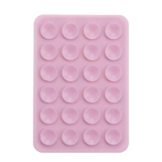 Держатель-присоска для мобильного телефона Sticker Side Silicone Pink