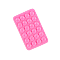 Тримач-присоска для мобільного телефону Sticker Side Silicone Barbie Pink