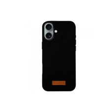 Чехол накладка Polo Leonard Leather Case iPhone 16 black