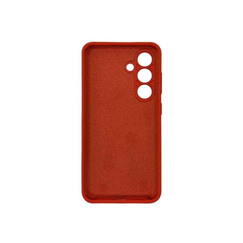 Чехол накладка Silicone Cover Soft Touch ЗК Samsung S24 / S25 Красный