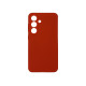 Чехол накладка Silicone Cover Soft Touch ЗК Samsung S24 / S25 Красный