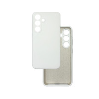 Чохол накладка Silicone Cover Soft Touch ЗК Samsung S24 / S25 Білий