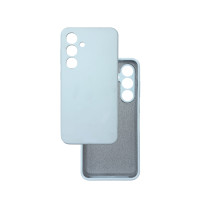 Чохол накладка Silicone Cover Soft Touch ЗК Samsung S24 / S25 Небесно-блакитний