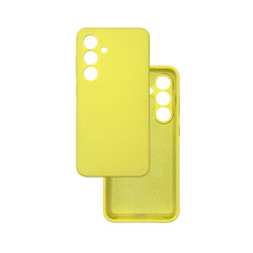 Чохол накладка Silicone Cover Soft Touch ЗК Samsung S24 / S25 Жовтий
