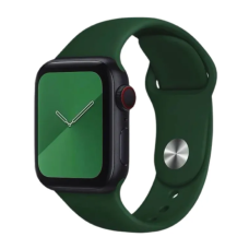 Ремінець Apple Watch silicone 38/40/41 mm темно-зелений (Dark green)