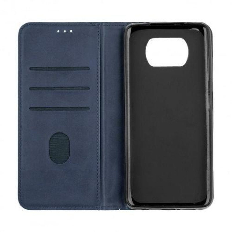 Чохол книжка Business leather Xiaomi Poco X3 Темно-синій