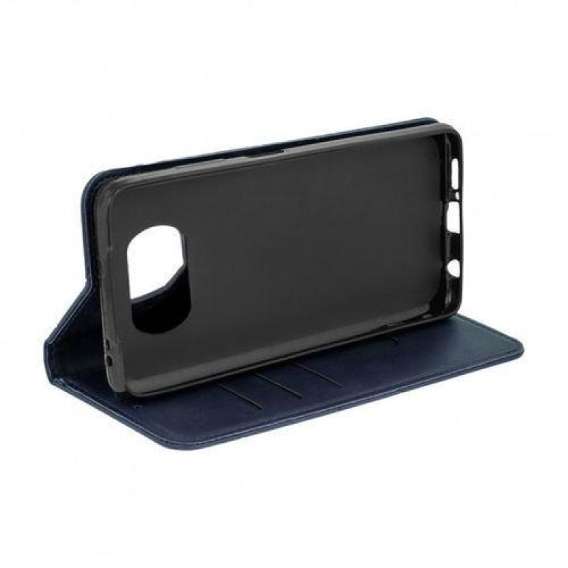 Чохол книжка Business leather Xiaomi Poco X3 Темно-синій