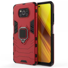 Чехол накладка Transformer Ring Xiaomi Poco X3 Red