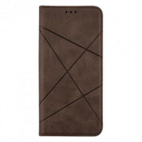 Чехол книжка Business leather Xiaomi Poco X3 Коричневый