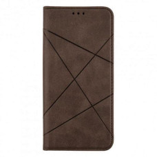 Чехол книжка Business leather Xiaomi Poco X3 Коричневый