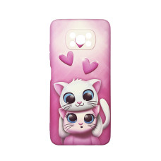 Чехол накладка Silicone Case Picture (2) Xiaomi Poco X3
