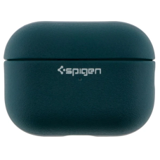 Чехол футляр для наушников AirPods Pro2 Spigen Ring Leather Armor Green