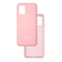 Чехол накладка Silicone Case Samsung A02s / M02s Розовый